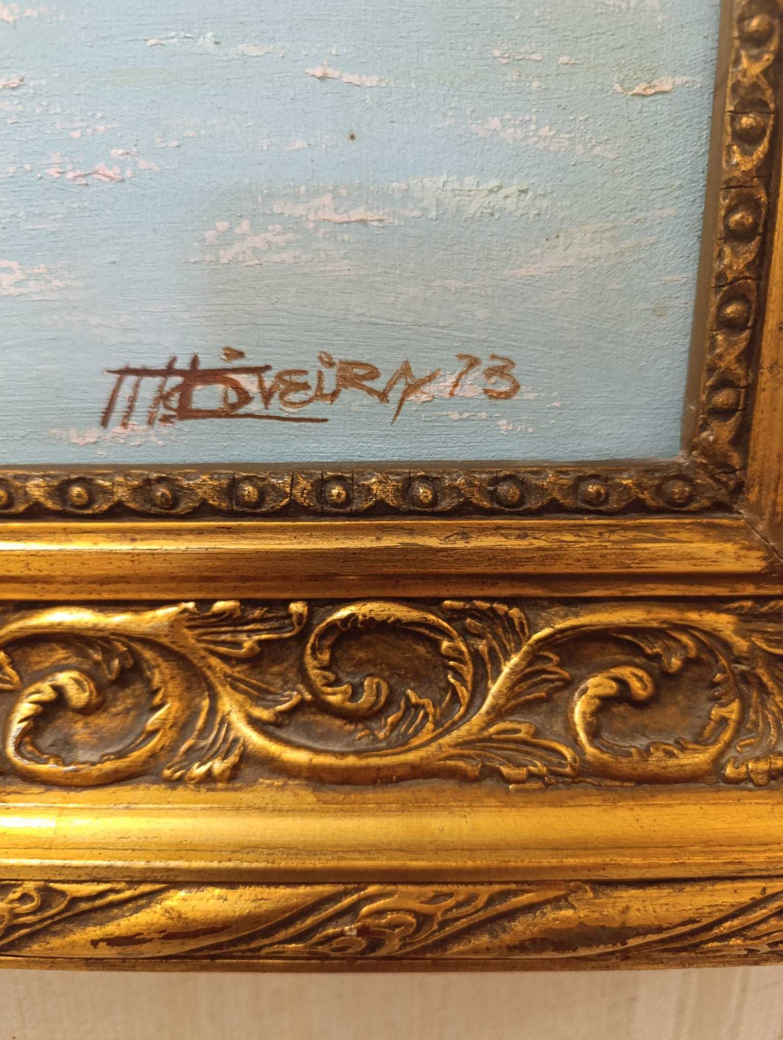 Quadros a Oleo pelo pintor Oliveira em 1973