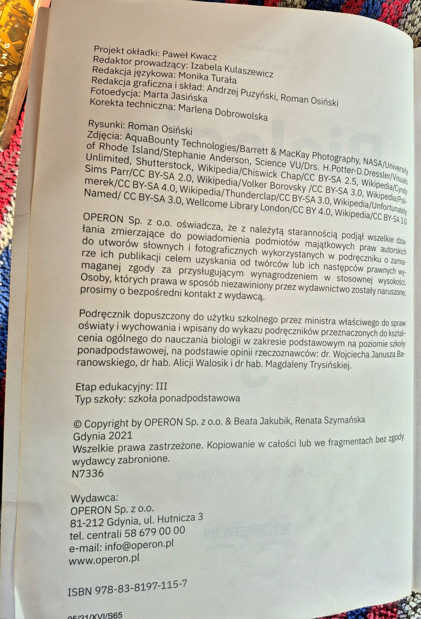 Podręcznik Biologia 3 Operon