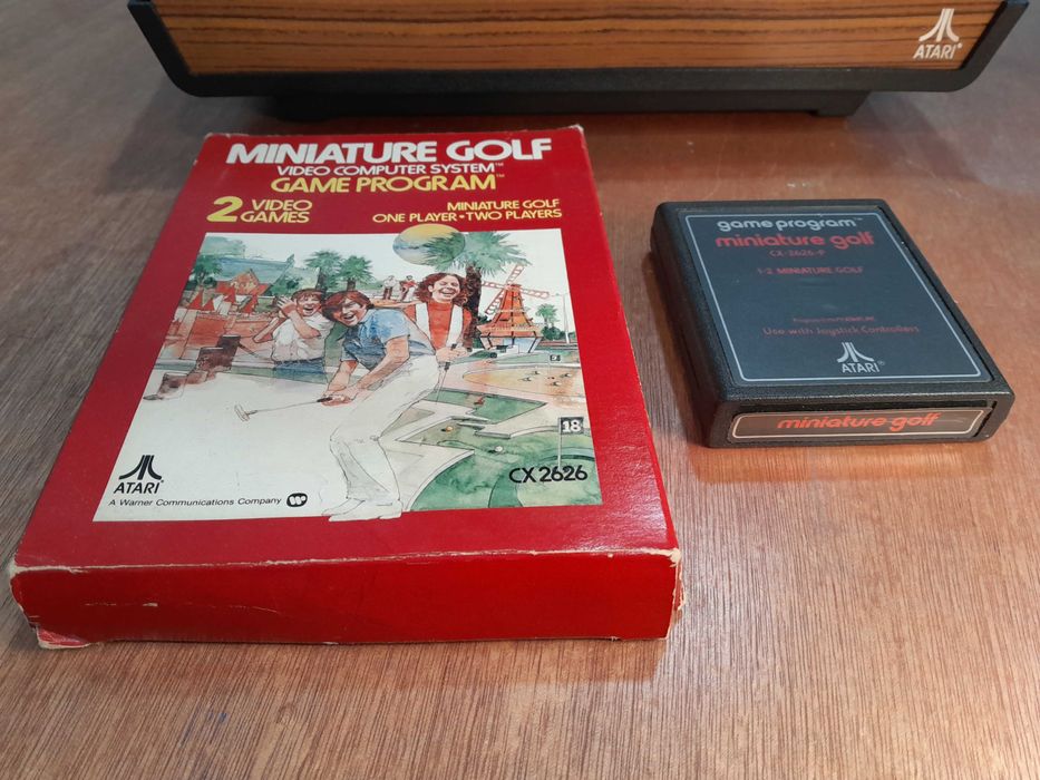 Atari 2600 - MINIATURE GOLF - PAL - Testado
