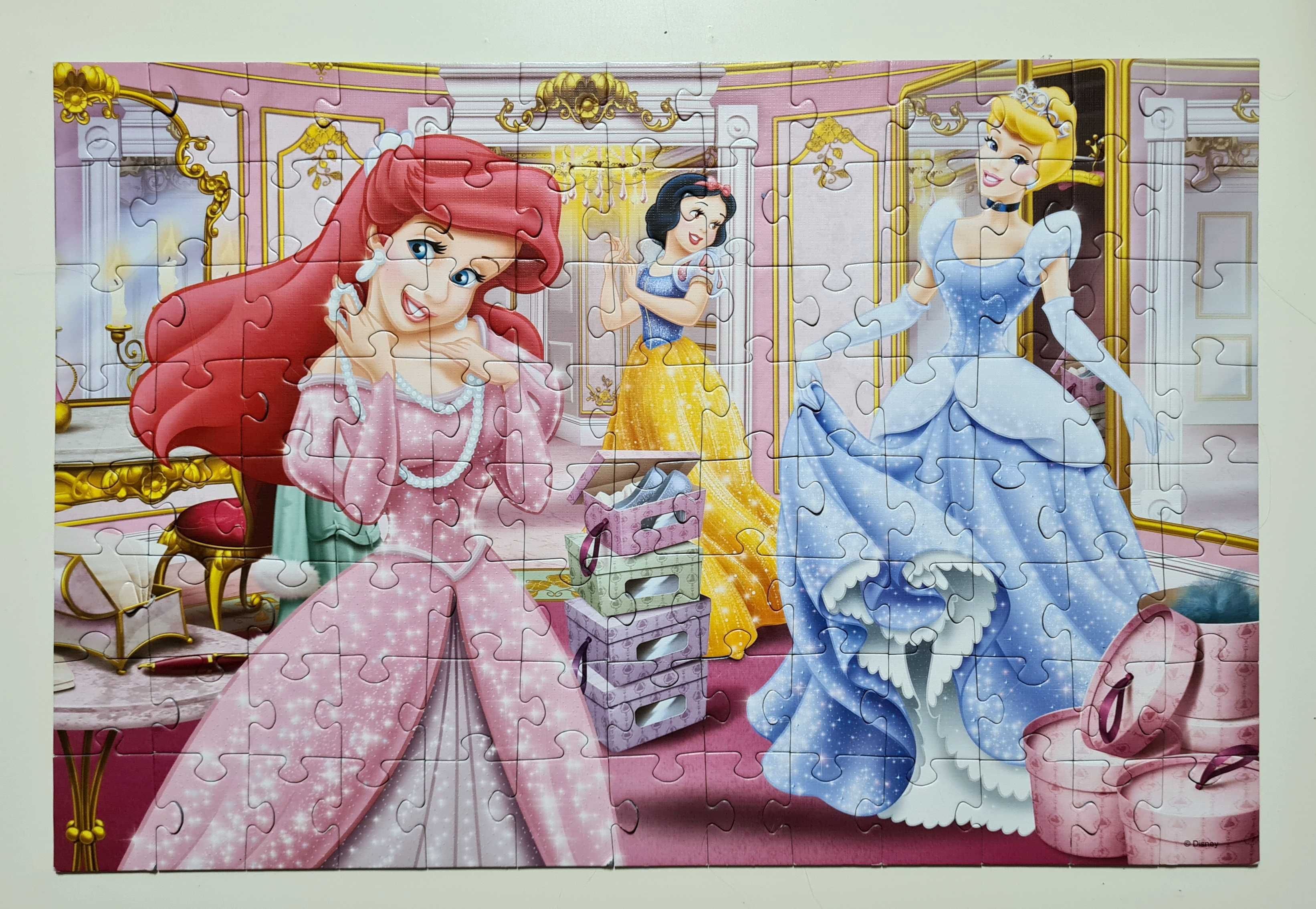 PUZZLE Trefl Disney 2 sztuki stan idealny!