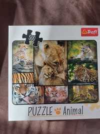 Przepiękne puzzle Animal 500 elementów