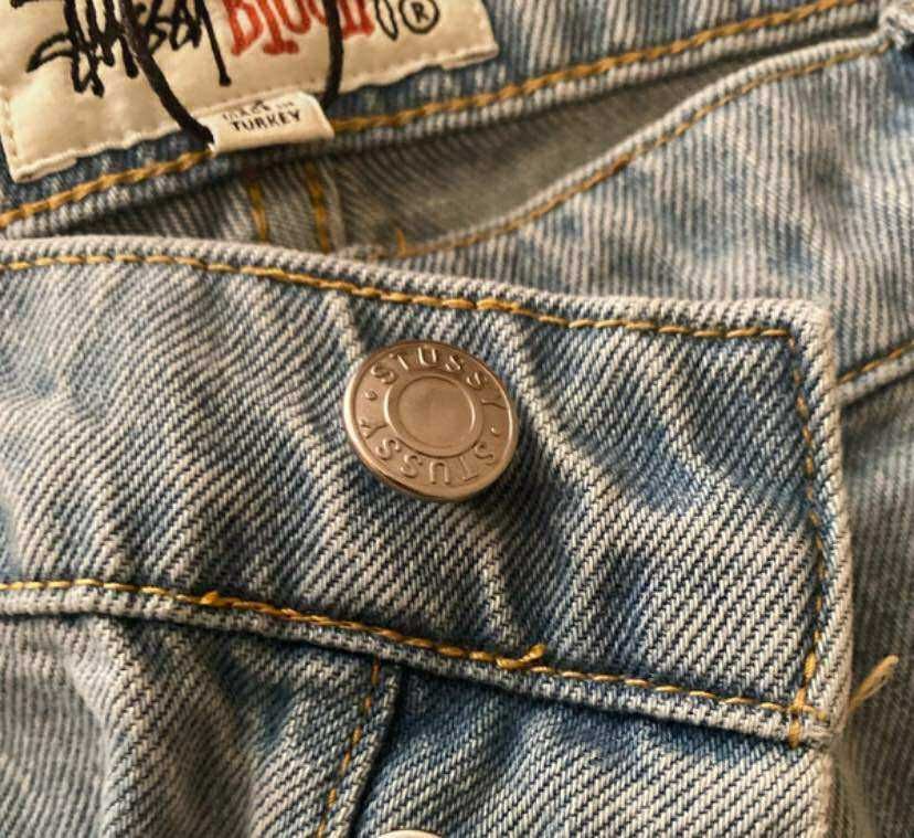 Calças de Ganga - Stüssy Big Ol' Jeans - Tamanho 36 (XL)