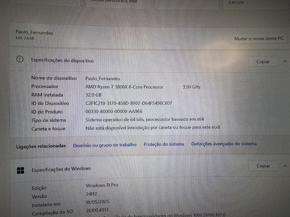 Pc gaming , caracteristicas nas fotos