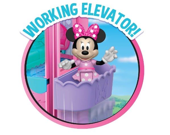 Minnie Mouse Мінні Маус будиночок готель Bow-Tel Hotel світло, звук
