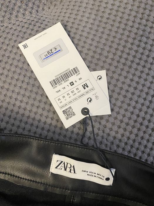 Спідниця зі штучної шкіри ZARA
