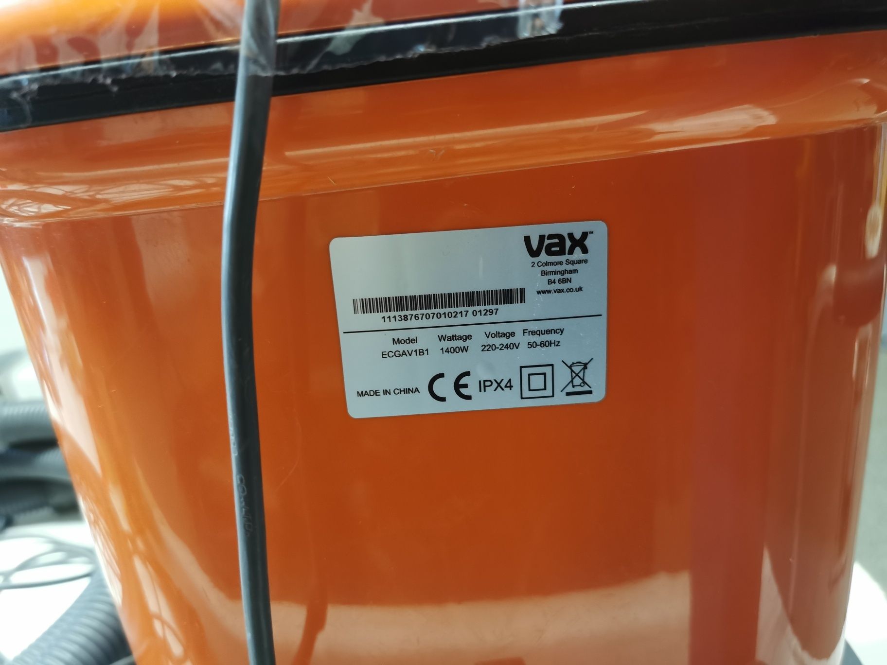 Odkurzacz na mokro i sucho vax 1400w