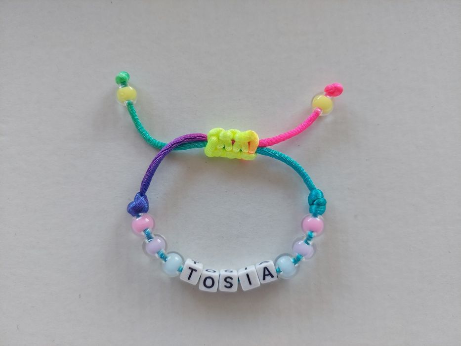 Bransoletka imienna TOSIA Hand Made