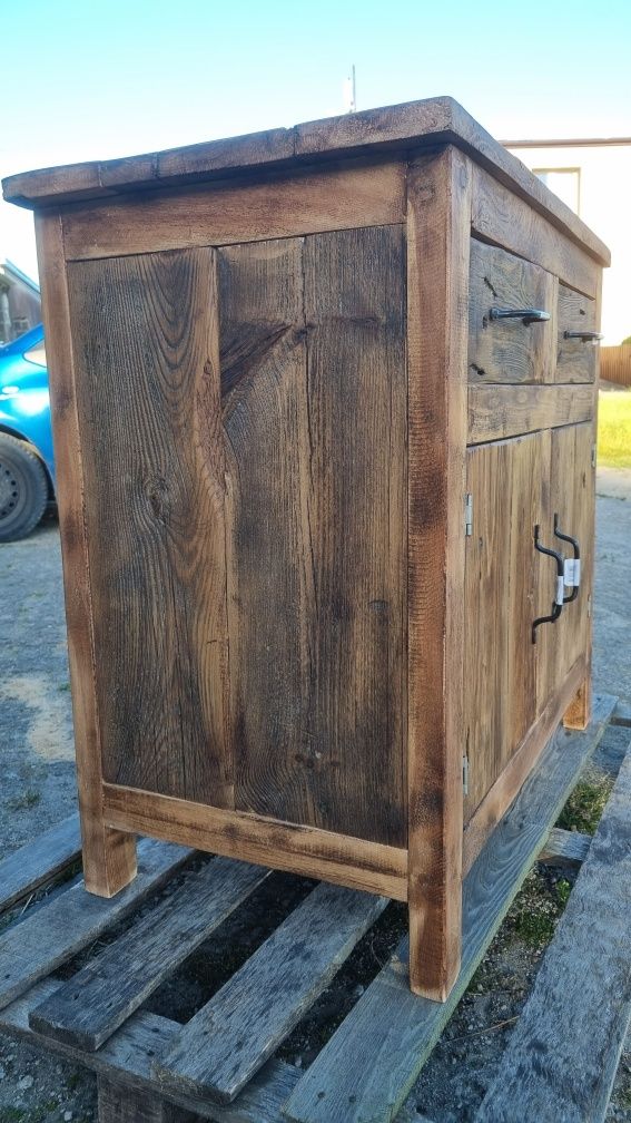 Komoda pod umywalkę stare drewno