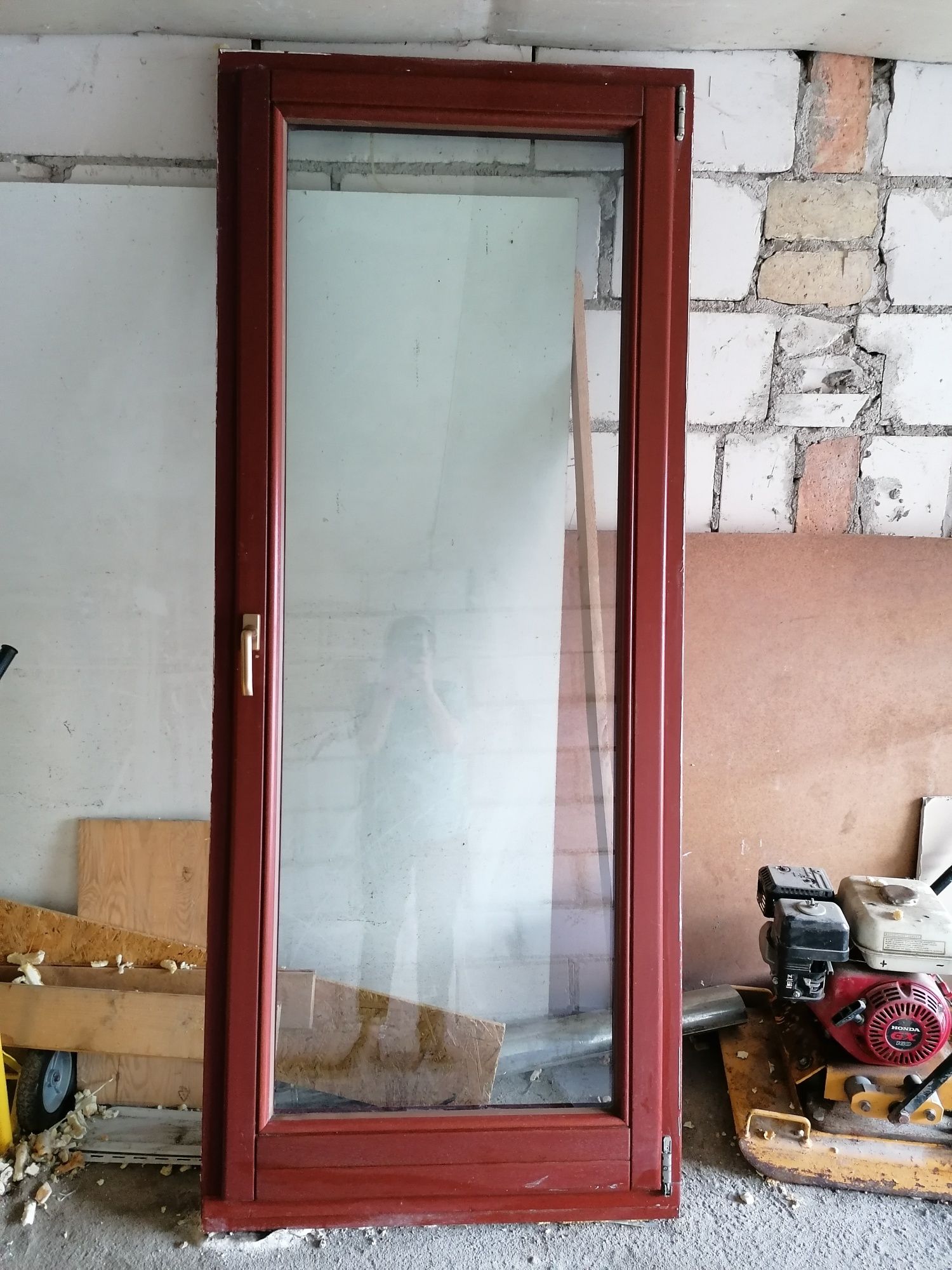 Drzwi balkonowe drewniane Urzędowski