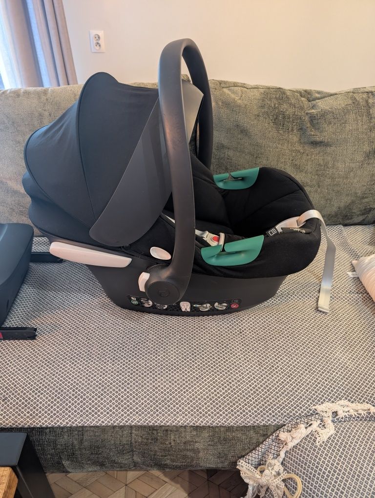 Cybex Aton B2 i-Size Fotelik Samochodowy 0-13kg + Baza One Volcano