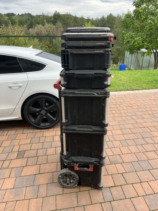 Skrzynki milwaukee packout(wózek,organizer,szuflady)