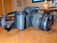Фотоапарат Canon 4000D в комплекті з обʼєктивом 18-55mm. 
Камера в іде