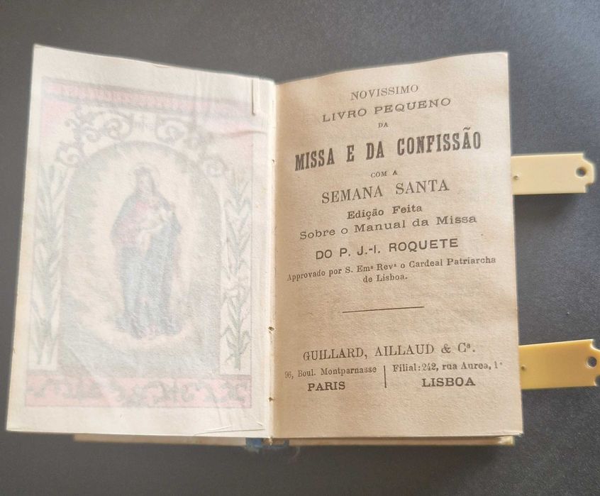 ** MISSAL da Missa e Confissão em Folhas de Ouro **