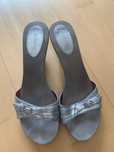 Sandalias cinza stradivarius mulher
