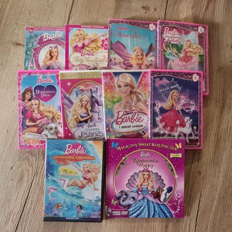 10 bajek Barbie, płyty DVD
