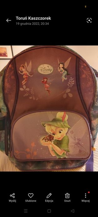 Plecak szkolny dla dziewczynki