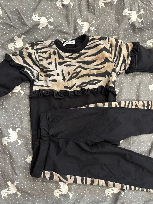 Dres dla dziewczynki bluza i spodnoe 92 Gamex