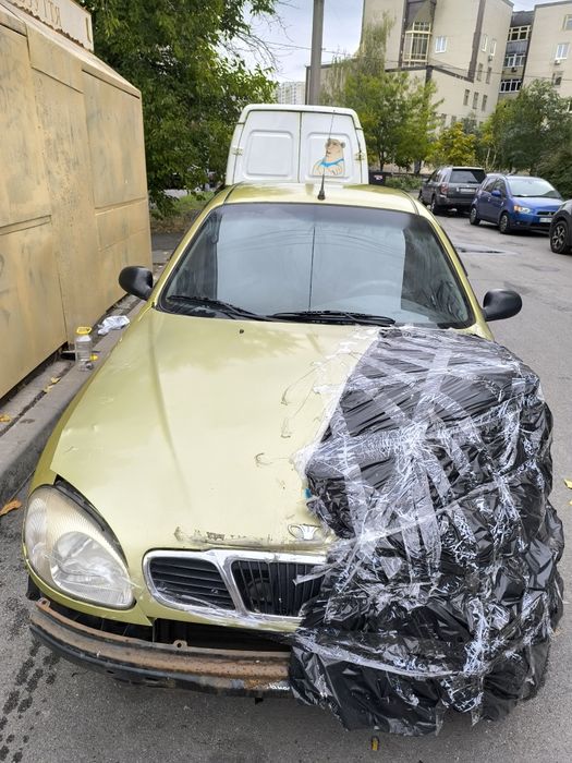 Продам  Daewoo lanos 2007 року 1.4  після ДТП.