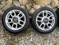 ALUFELGI FIAT 500 6jx15 cali 4x98 ET35  komplet z oponami!