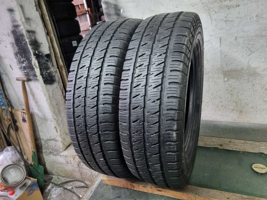 Dwie Opony zimowe 215/75R16C 6,8mm Points Winterstar 4 Van 2023r