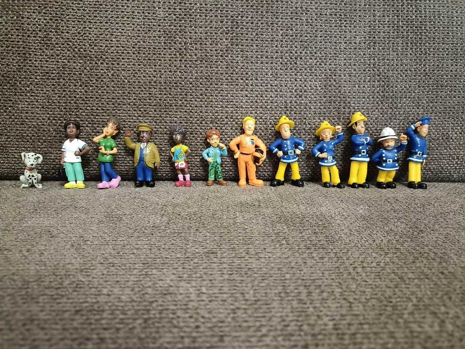 Figurki Strażak Sam 12 sztuk Nowe 31725
