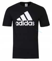 Adidas Koszulka T-shirt Bawełna Single Jer Logo M