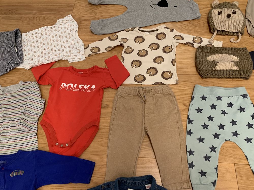 Paka Paczka Ubrań Ubranek dla Chłopca 9-12m (80)