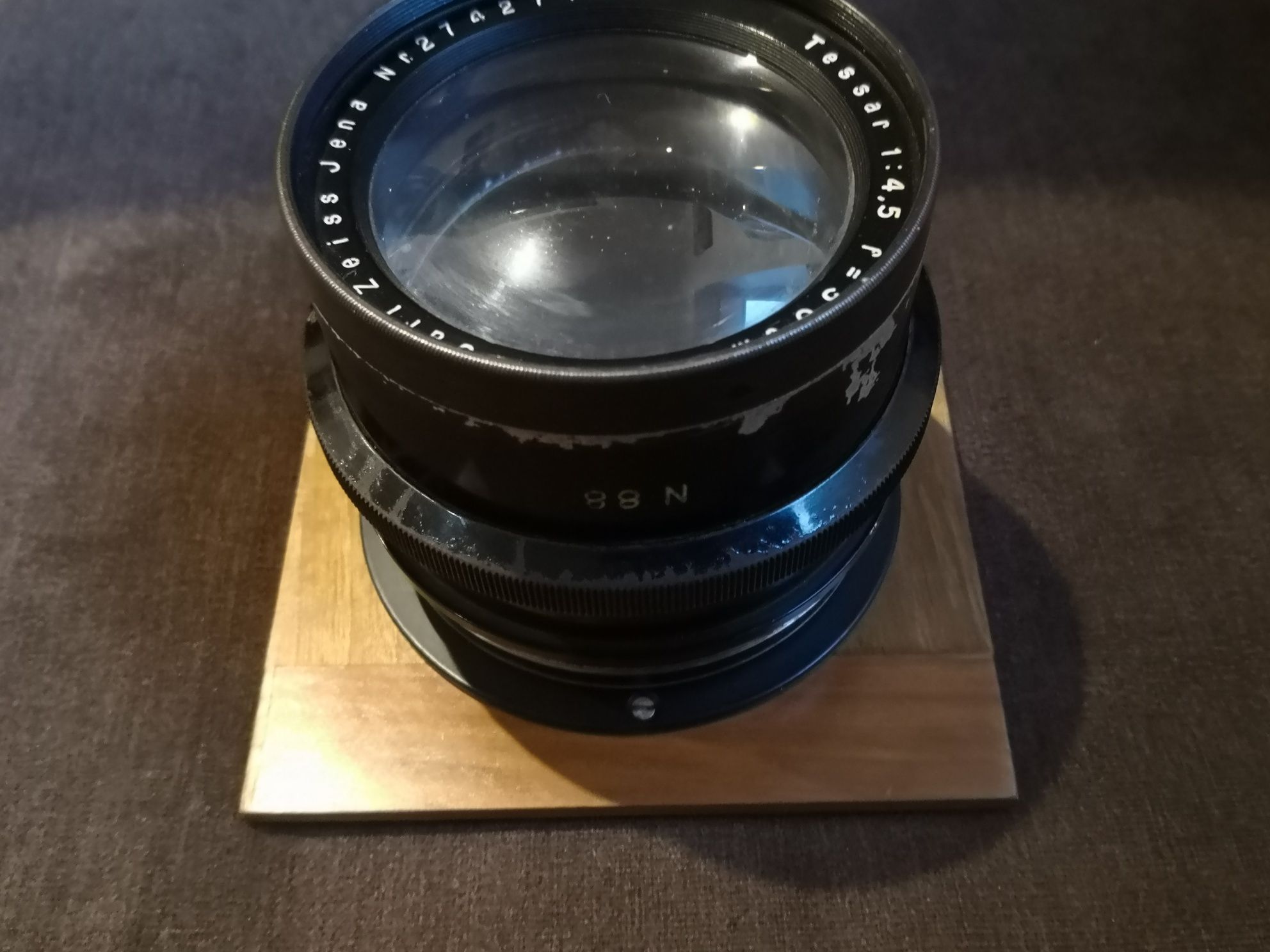 Объектив до повільонної камери Carl Zeiss Tessar f=30см