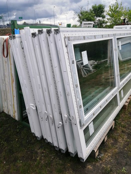 Okna nowe 3szybowe wym.280/144 na warsztat magazyn hale