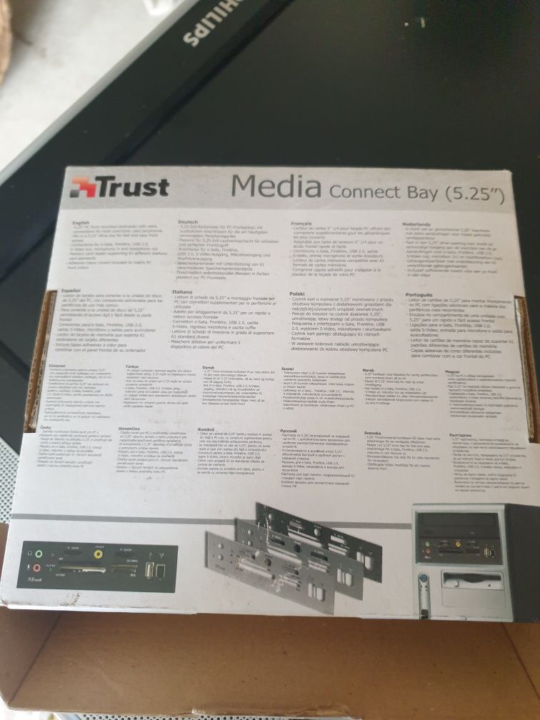 Trust media connect bay (5,25") cr-3600