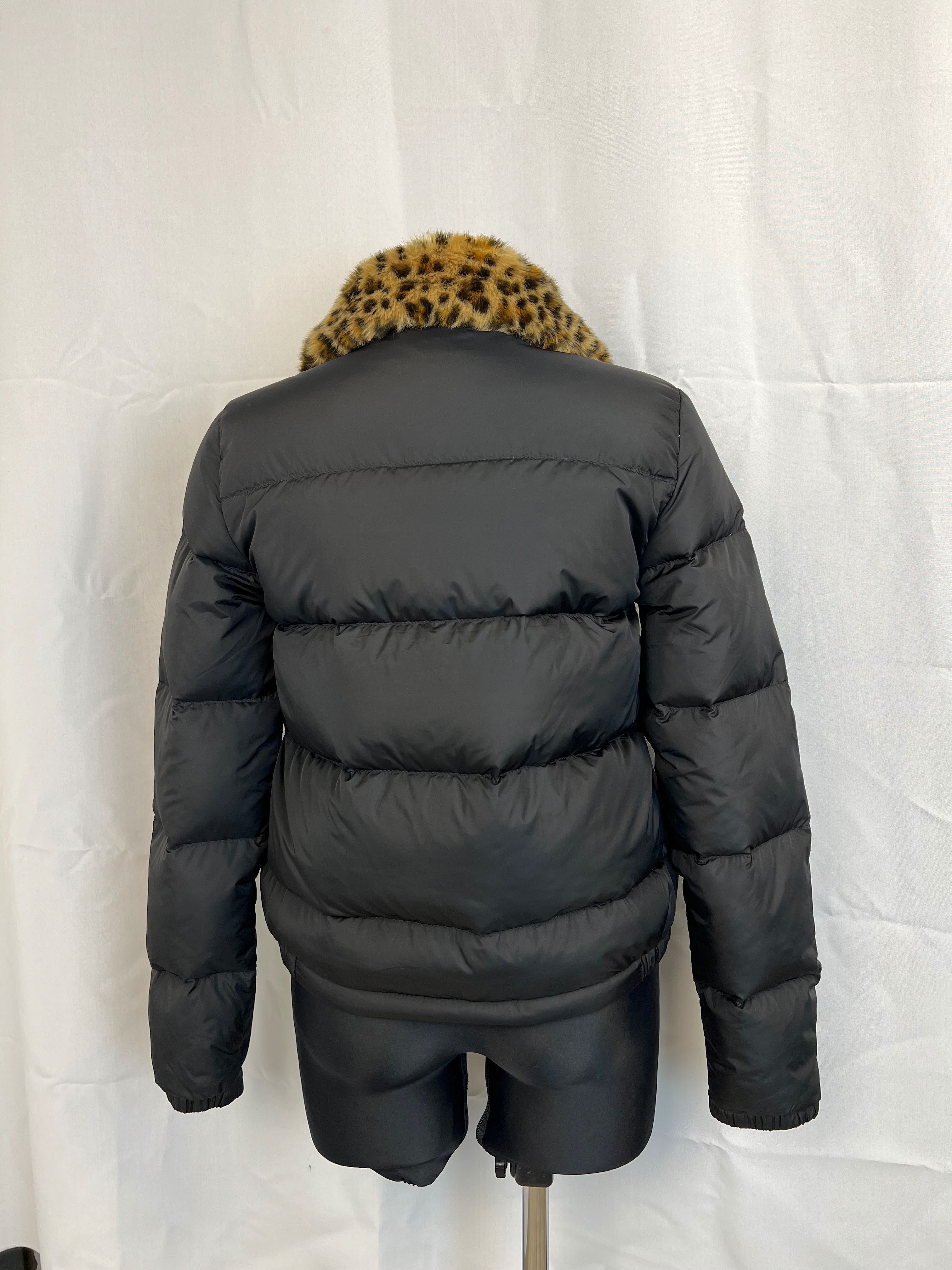 Ralph Lauren Denim Supply Down Jacket пухова куртка Ральф комір леопар