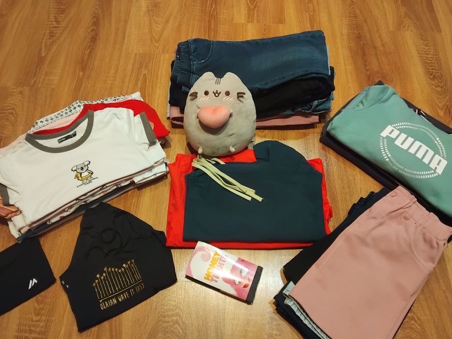 Mega paka ubrania dla dziewczynki rozmiar 152-158 firmowe bdb stan!