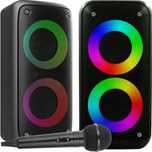 GŁOŚNIK PRZENOŚNY Bluetooth XXL Party Karaoke BOOMBOX Bezprzewodowy