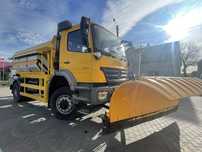 Mercedes Axor 4x4 solarka piaskarka schmidt taśma econ stan idealny !!
