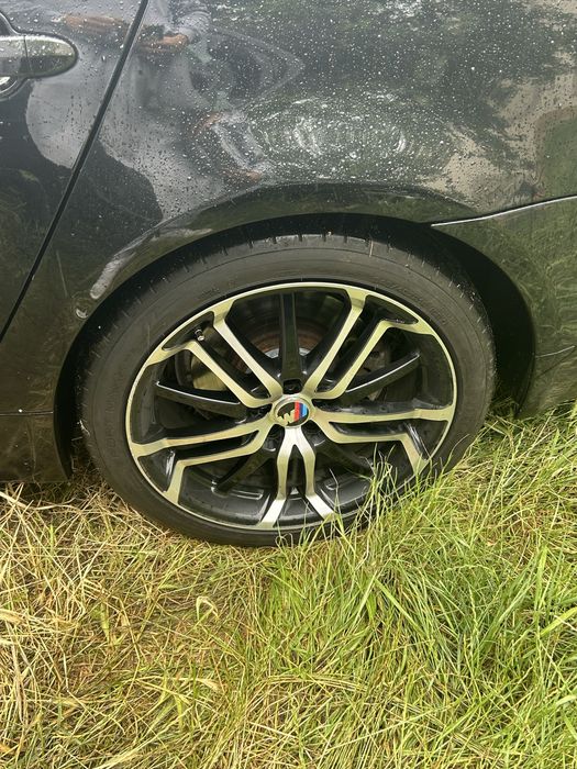 Felgi aluminiowe 19” 5x120 + 6 opon (BMW, Bridgestone)