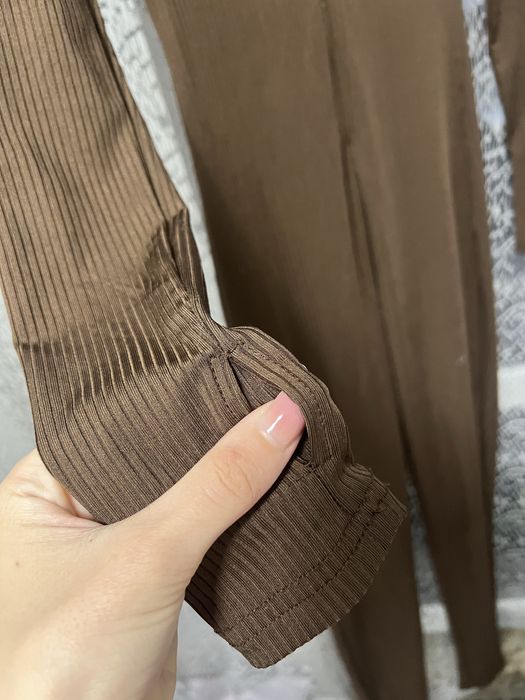 Комбинезон облегающий лосины рубчик