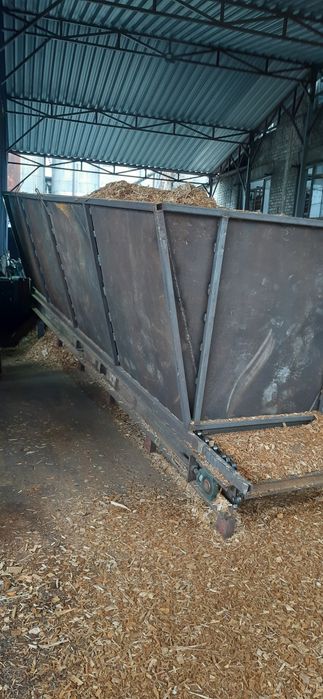 Витки шнека, шнеки. Бункери під щепу.