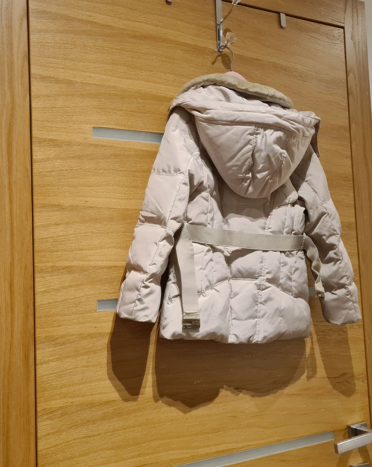 Puchowa jaknowa ciepła Puch kaczy 50% pióra 50% Zara 4-5 lat kurtka
