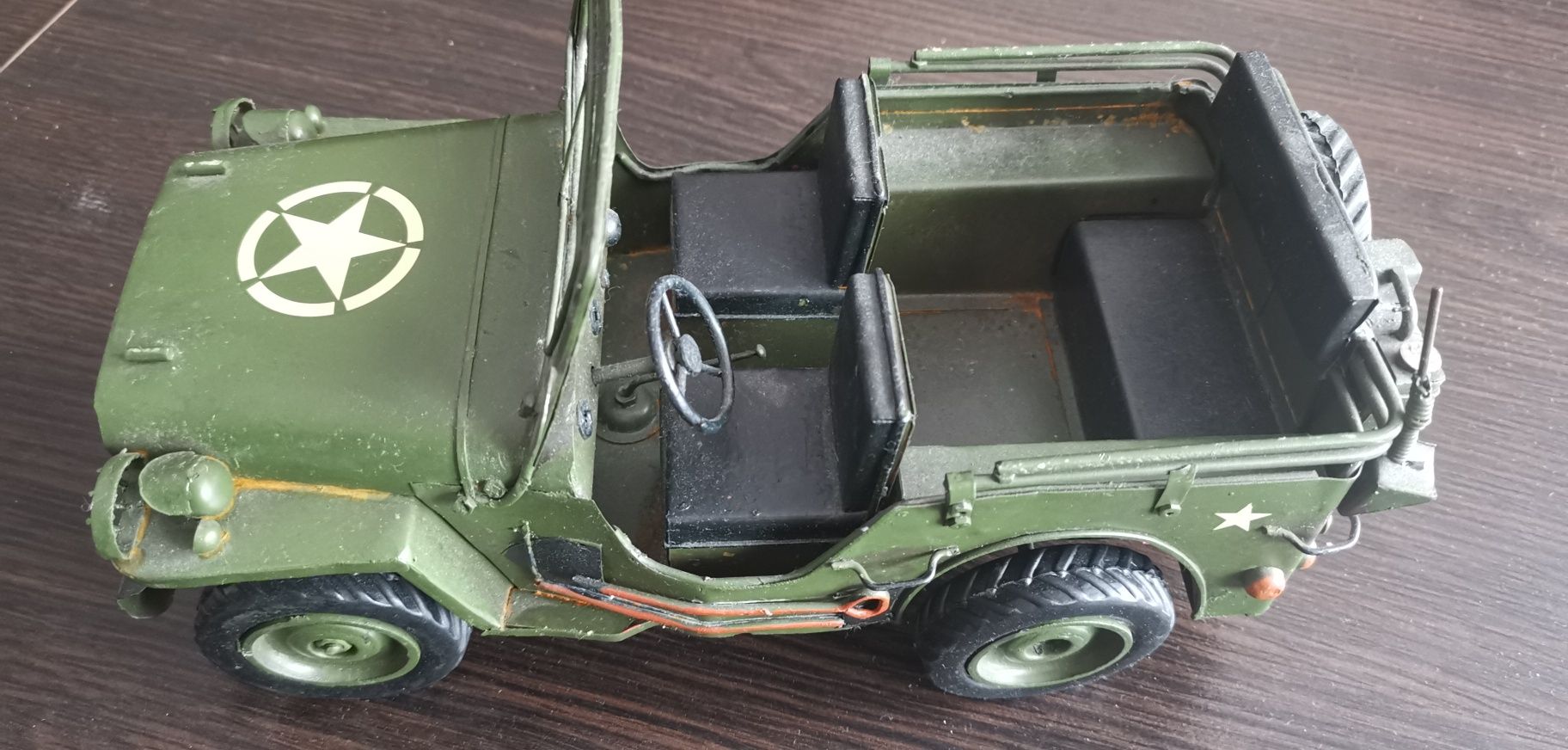 Jeep Willys USA Army, zabawka z metalu , auto z metalu,