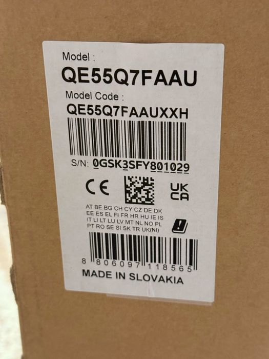 Телевізор Samsung QLED 43Q7F, 50Q7F, 55Q7F, 65Q7F, 75Q7F, 85Q7F (2025)