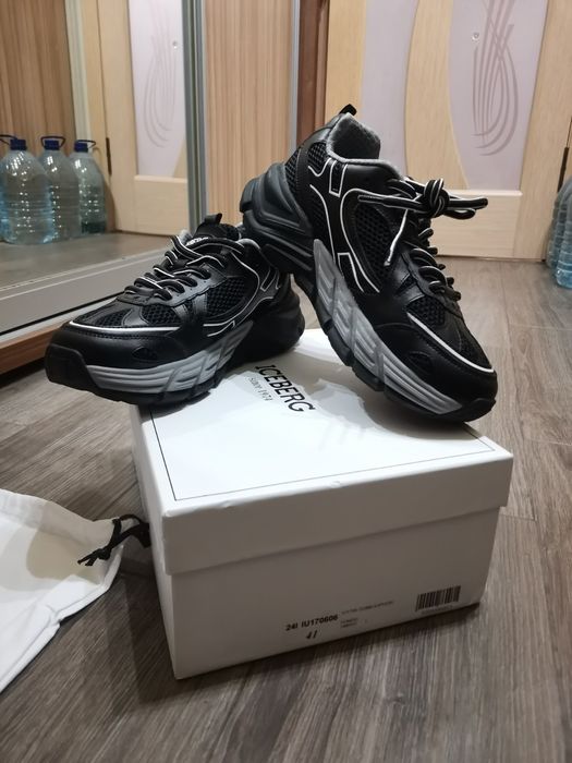 Брендовые модные мужские кроссовки Iceberg Италия