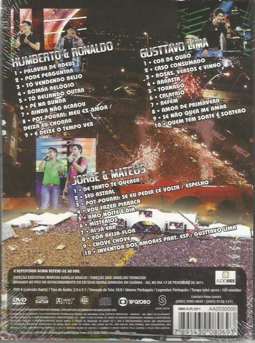 Noite e Dia - Ao vivo em Goiania (DVD+CD) (novo)