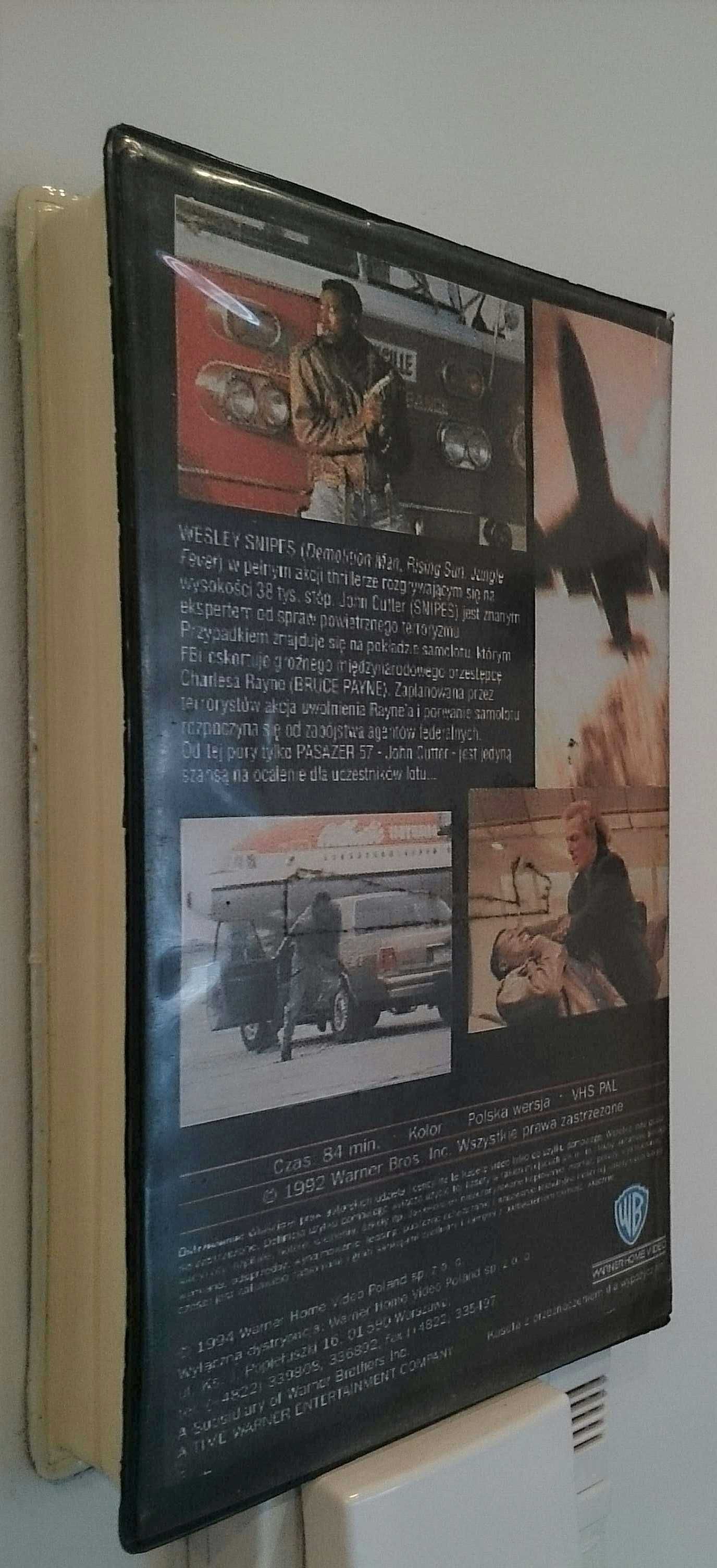 Nawiedzony Dom HORROR / Pasażer 57 - VHS Filmy Kasety HIT Lektor