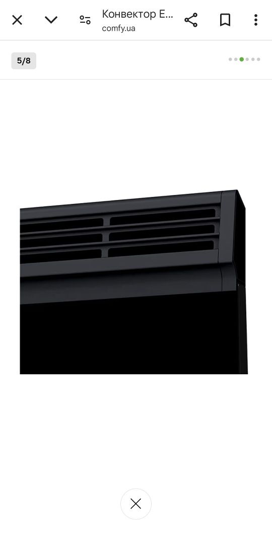 Электрокамин, конвектор Electrolux 1000 w
