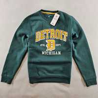 TERRANOVA zielona bluza detroit michigan L