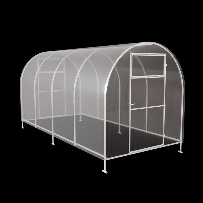 Szklarnia z poliwęglanu Tunel 2x2-10m profile 20x20 POLIWĘGLAN 3-6mm