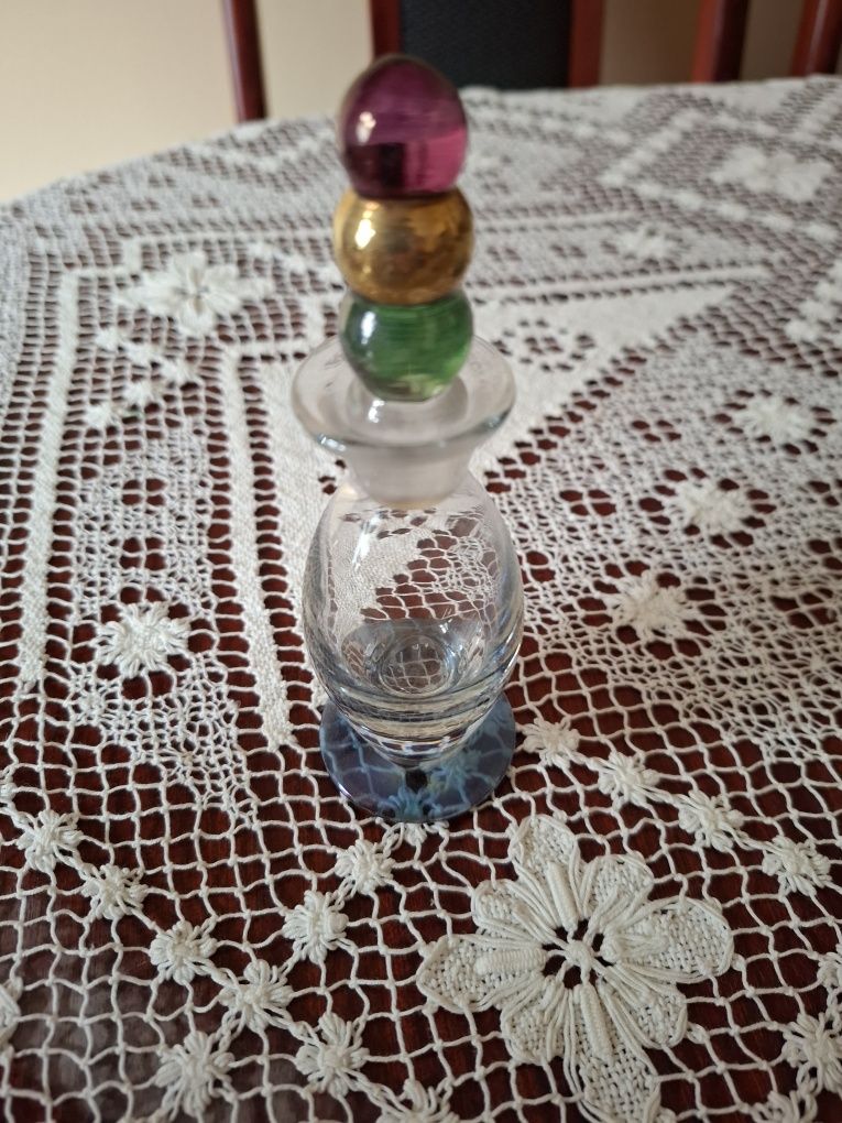 Szkło Krosno, zestaw szkła, kieliszki koktajl/likier, styl boho, trzy