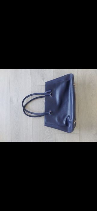 Mala FURLA azul marca verdadeira