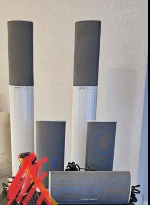 Kolumny głośniki x5 Harman Kardon SAT-TS11 WQ