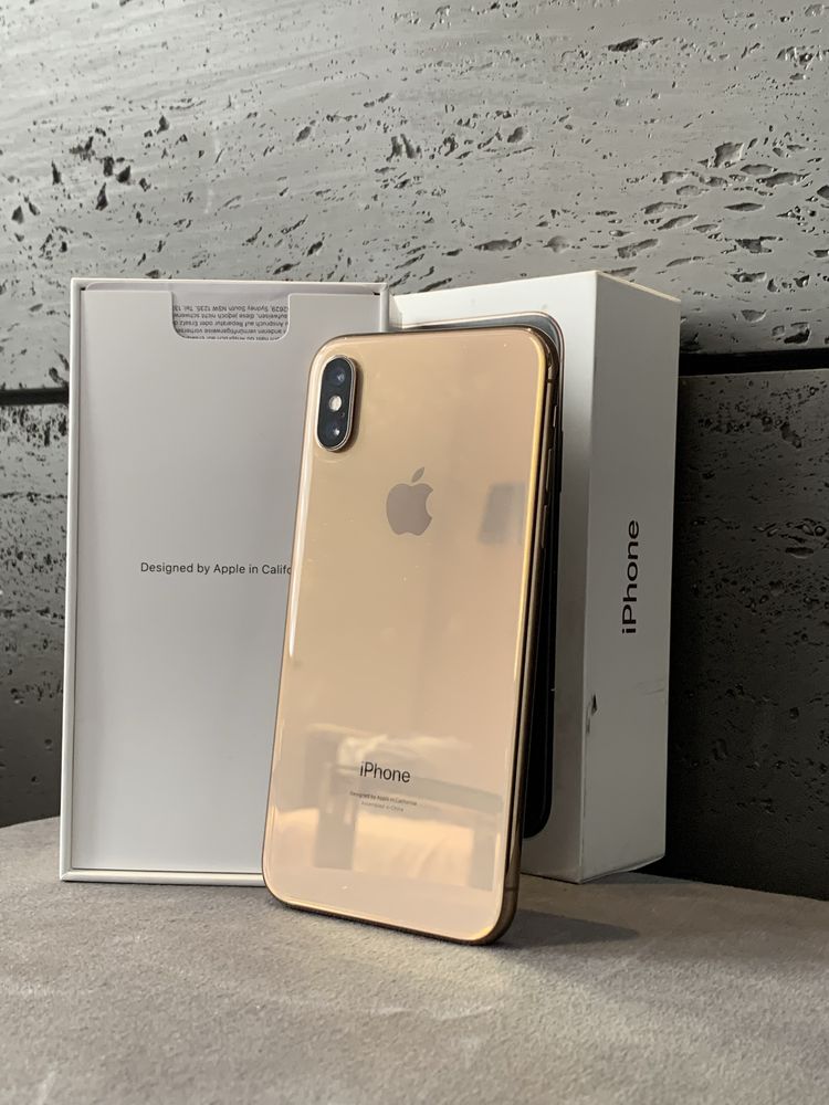 Apple iPhone XS 64Gb | ZŁOTY/GOLD | IDEALNY STAN! | + 4 ETUI